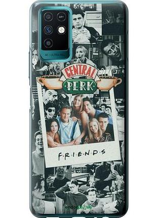 Чехол на infinix note 10 друзья friends инфикс ноут 10