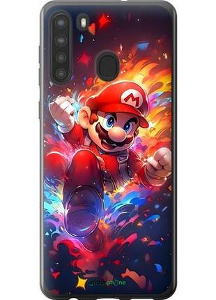 Чехол на samsung galaxy a21 супер марио самсунг а21