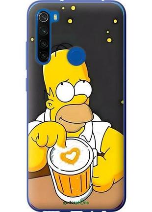 Чехол на xiaomi redmi note 8t гомер пиво сяоми редми ноут 8т
