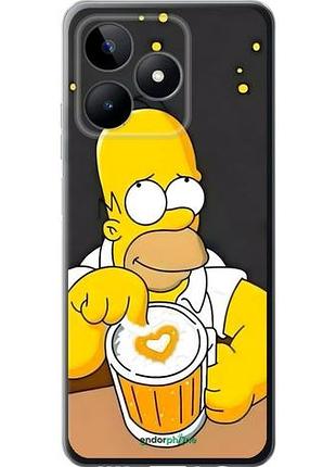 Чохол на realme c51 гомер пиво