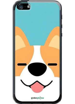 Чехол на iphone 5s забавный корги айфон 5с