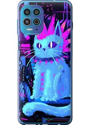 Чехол на motorola edge s кот панк моторола эдж с