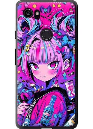 Чехол на google pixel 2 xl аниме милаха гугл пиxeл 2 хл