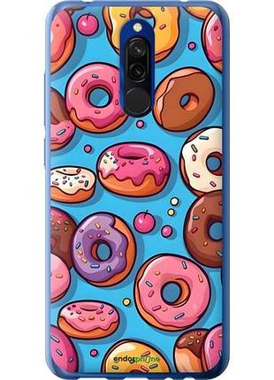 Чехол на xiaomi redmi 8 пончики сяоми редми 8