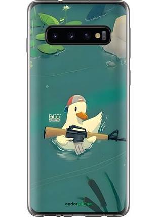 Чохол на samsung galaxy s10 качечка з автоматом