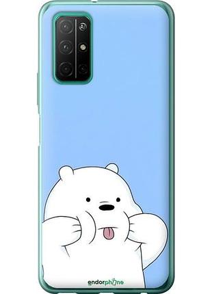 Чехол на huawei honor 30s милый мишка хуавей хонор 30с