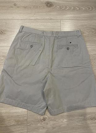 Чоловічі шорти сірі tommy hilfiger w33 базові 3