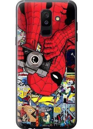 Чехол на samsung galaxy a6 plus 2018 человек паук, spiderman 2 самсунг а6 плюс 2018 2