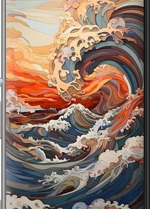 Чохол на sony xperia m5 e5633 арт хвилі