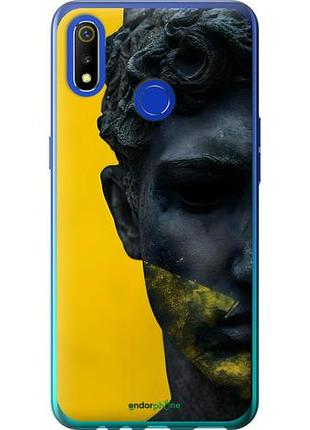Чехол на realme 3 статуя арт риалми 3