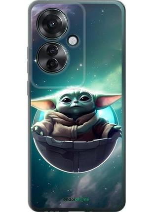 Чехол на oppo reno11 f малыш йода, грогу оппо рено11 ф