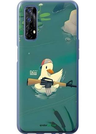 Чохол на realme 7 качечка з автоматом