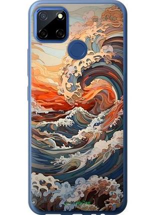 Чохол на realme 7i арт хвилі
