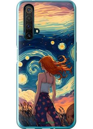 Чохол на realme x50 дівчина арт