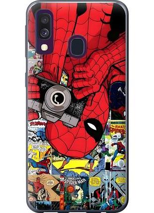 Чехол на samsung galaxy a40 2019 a405f человек паук, spiderman 2 самсунг а40 2019 а405ф 2