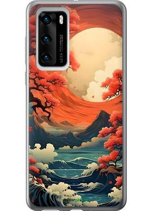 Чохол на huawei p40 природа японії