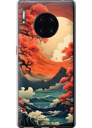 Чехол на huawei mate 30 pro природа японии хуавей мейт 30 про
