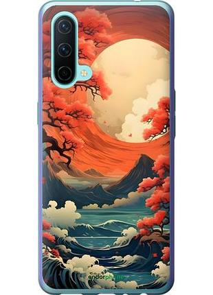 Чехол на oneplus nord ce природа японии 1+ норд се