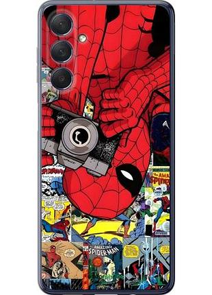 Чехол на samsung galaxy m54 человек паук, spiderman 2 самсунг м54 2