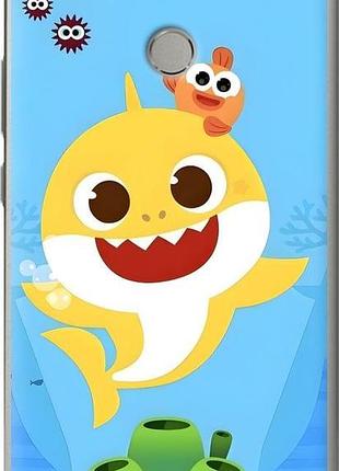 Чехол на xiaomi mi max бейби шарк