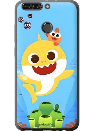 Чехол на huawei honor v9 / honor 8 pro бейби шарк хуавей хонор в9 / хонор 8 про