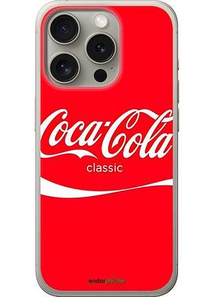 Чехол на iphone 15 pro кока кола