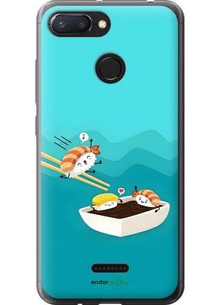 Чехол на xiaomi redmi 6 суши сяоми редми 6