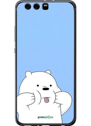 Чехол на huawei p10 plus милый мишка хуавей п10 плюс