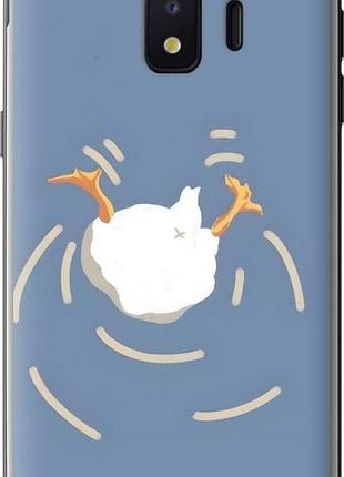 Чехол на samsung galaxy j2 core смешная утка, гусь самсунг й2 кор