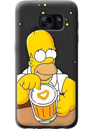 Чехол на samsung galaxy s7 g930f гомер пиво