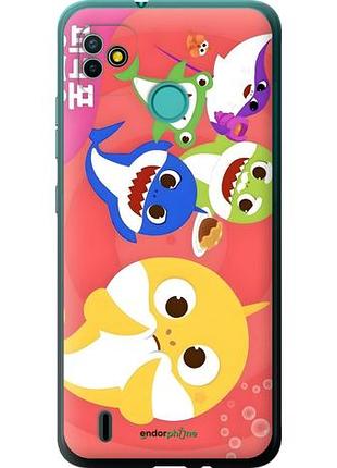 Чехол на tecno pop 5 bd2p бейби шаркс