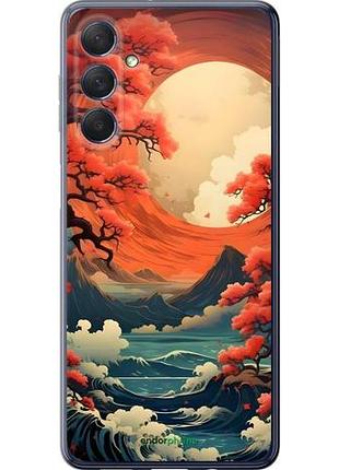 Чехол на samsung galaxy m54 природа японии самсунг м54