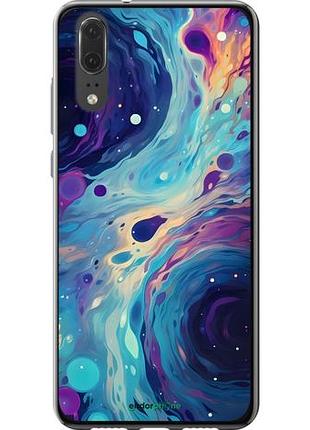 Чехол на huawei p20 арт акварель хуавей п20