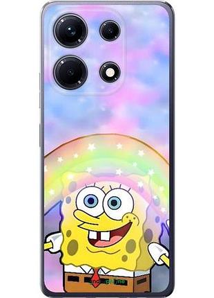 Чехол на infinix note 30 спанч боб, sponge bob инфикс ноут 30