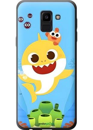 Чехол на samsung galaxy j6 2018 бейби шарк самсунг й6 2018