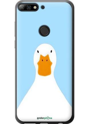 Чехол на huawei honor 7c pro гусь хуавей хонор 7с про