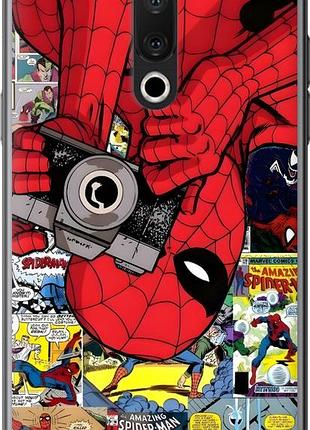 Чехол на meizu 15 человек паук, spiderman 2 мейзу 15 2