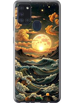 Чохол на samsung galaxy a21s a217f арт хвилі