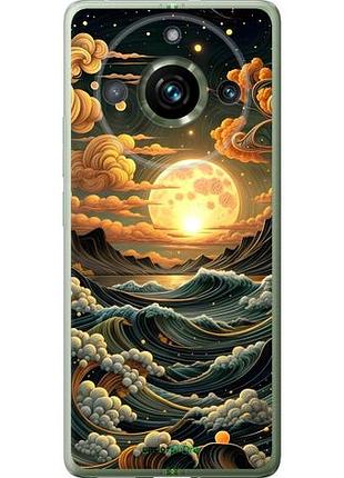 Чехол на realme 11 pro арт волны риалми 11 про