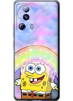 Чехол на xiaomi 13 lite спанч боб, sponge bob сяоми 13 лайт