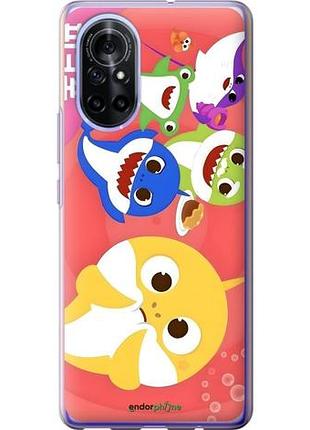 Чехол на huawei nova 8 бейби шаркс хуавей нова 8