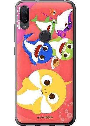 Чехол на xiaomi mi play бейби шаркс сяоми ми плей