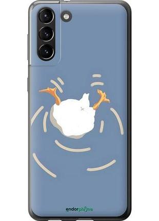 Чехол на samsung galaxy s21 plus смешная утка, гусь самсунг с21 плюс