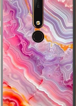 Чехол на nokia 6.1 мрамор 2
