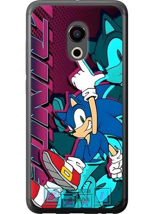 Чехол на meizu pro 6 соник sonic мейзу про 6