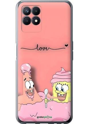 Чехол на realme narzo 50 спанч боб, sponge bob риалми нарзо 50