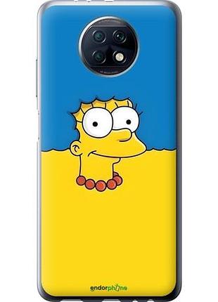 Чехол на xiaomi redmi note 9t мардж флаг украины сяоми редми ноут 9т
