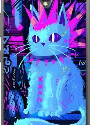 Чехол на lenovo a5000 кот панк
