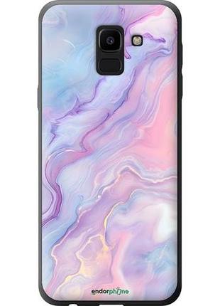 Чехол на samsung galaxy j6 2018 нежный мрамор самсунг й6 2018