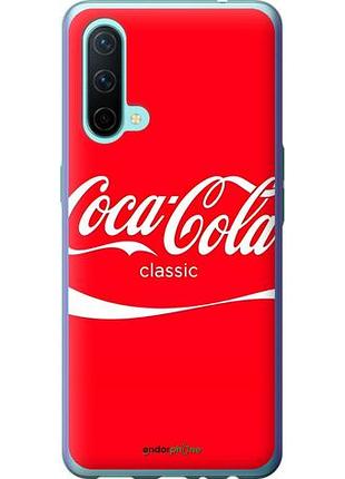 Чехол на oneplus nord ce кока кола